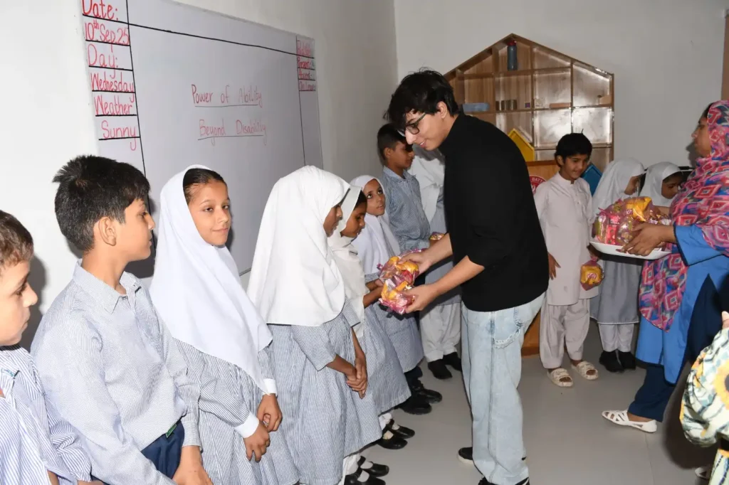 Students engaging in activities at AISER