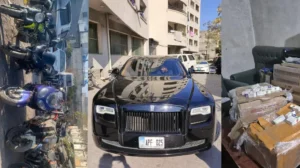customs-seizes-smuggled-rolls-royce-19-heavy-bikes-electronics-in-islamabad