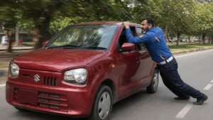faisalabad-traffic-warden-hangs-onto-moving-car-after-driver-refuses-to-stop