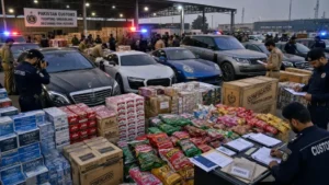 customs-seizes-luxury-cars-cigarettes-gutka-worth-rs-116-crore-in-big-raid