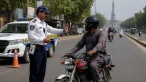 lahore-police-seize-motorcycle-with-112-unpaid-e-challans